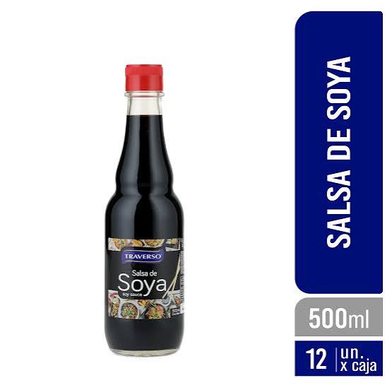 SALSA DE SOYA TRAVERSO VIDRIO
