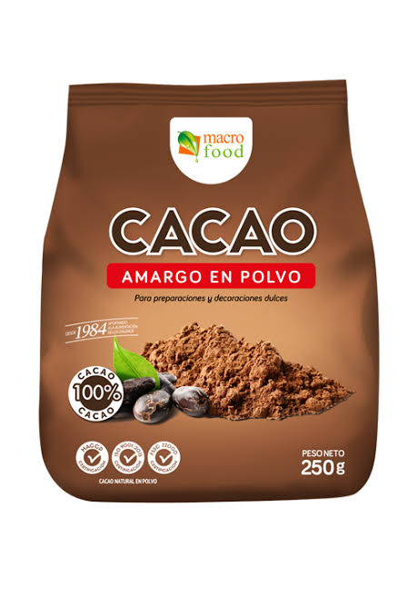 CACAO AMARGO MACROFOOD
