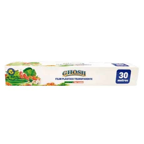 FILM PLASTICO TRANSPARENTE GHOSH 30 MTS.