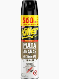 INSECTICIDA KILLER ARA?A Y CUCARACHA SIN OLOR