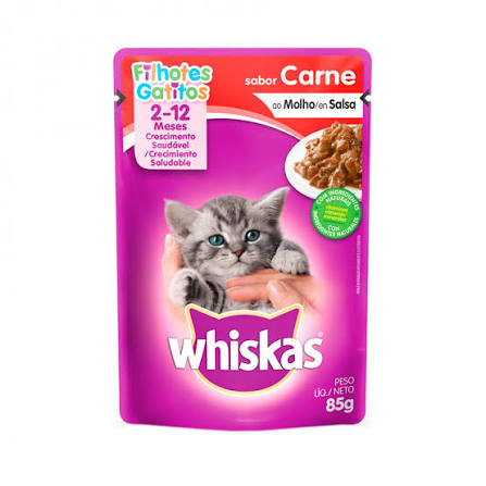 POUCH WHISKAS GATITO CARNE