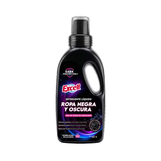 DETERGENTE LIQUIDO EXCELL ROPA NEGRA Y OSCURA