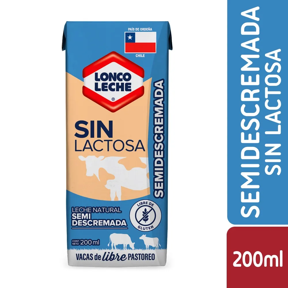 LECHE S/LACTOSA SEMI LONCO