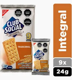 GALLETA CLUB SOCIAL INTEGRAL