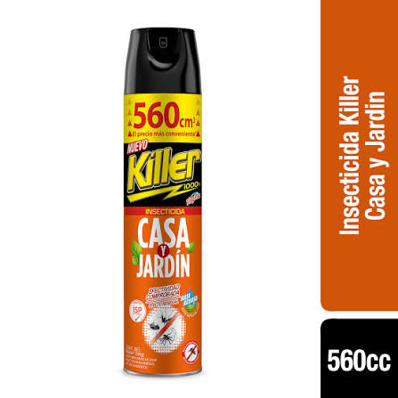 INSECTICIDA KILLER CASA Y JARDIN