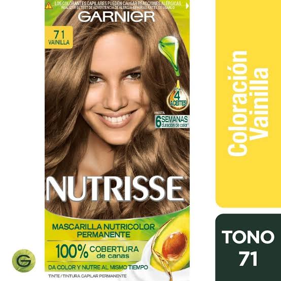 TINTURA NUTRISSE 7.1 RUBIO CENIZA