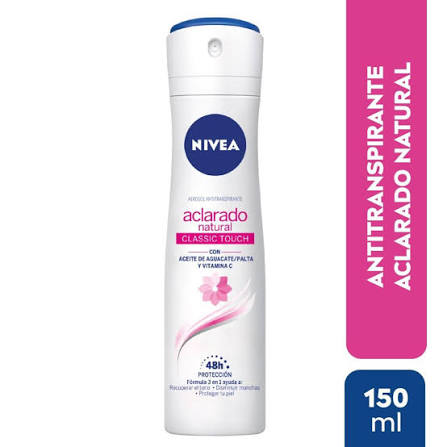 NIVEA SPRAY ACLARANTE NATURAL 