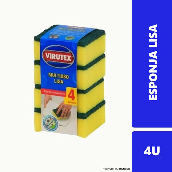 ESPONJA LISA CLASICA VIRUTEX