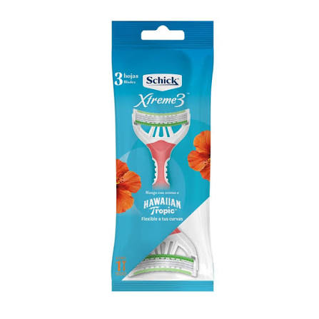 MAQ. AFEITAR XTREME 3 HAWAIIAN TROPIC