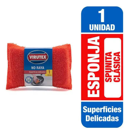 ESPONJA SPUNITA SUP DELICADAS VIRUTEX (72X1)