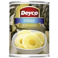 PIÑAS EN RODAJA DEYCO