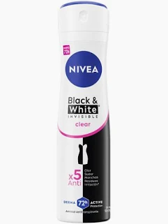 NIVEA SPRAY  BLACK WHITE