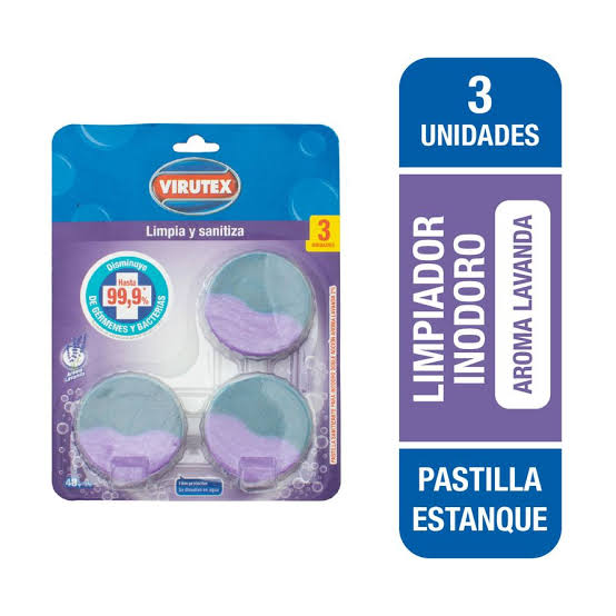 PASTILLA INODORO LAVANDA VIRUTEX