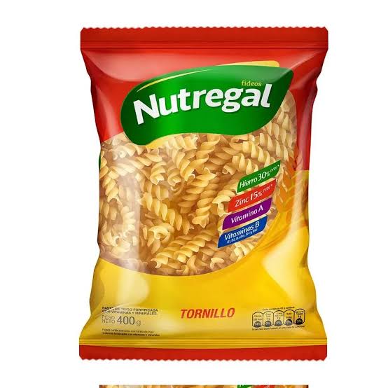 PASTAS NUTREGAL ESPIRALES