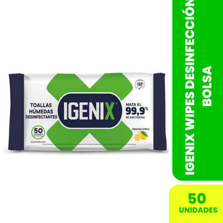 DESINF. IGENIX WIPES BOLSA