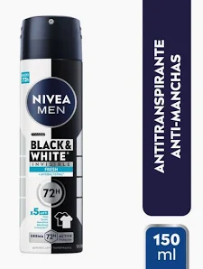 NIVEA SPRAY INVISIBLE BLACK  ANTIBACTERIAL