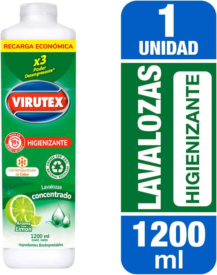 LAVALOZA ECOLOGICO VIRUTEX