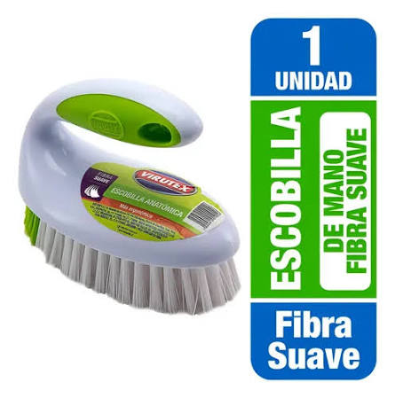 ESCOBILLA ANATOMICA DE MANO FIBRA SUAVE VIRUTEX