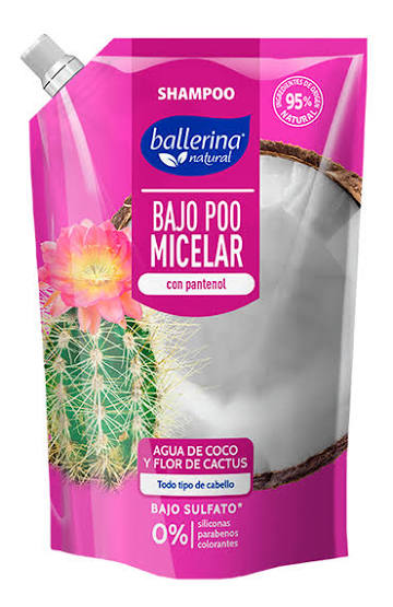 SHAMPOO BALLERINA MICELAR BAJO POO