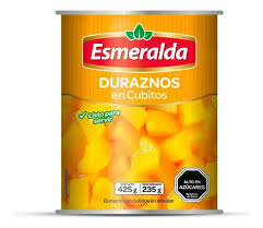 DURAZNOS EN CUBITOS ESMERALDA