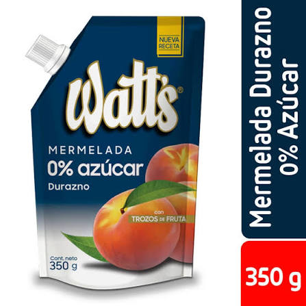 MERMELADA WATTS S/A DURAZNO DP.