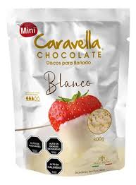 COBERTURA CHOC. MINI CARAVELLA BLANCO