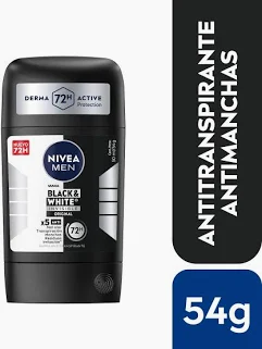 NIVEA BARRA BLACK Y WHITE INVISIBLE