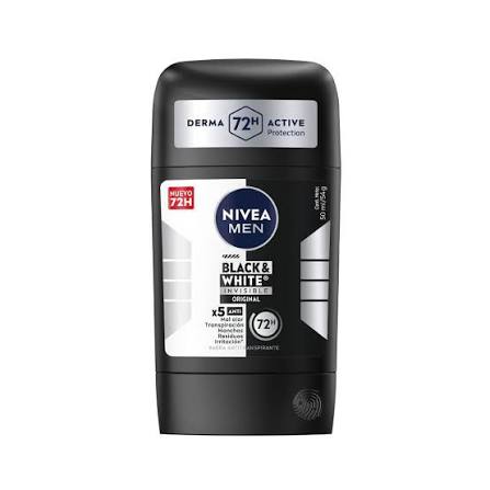 NIVEA BARRA BLACK Y WHITE MEN