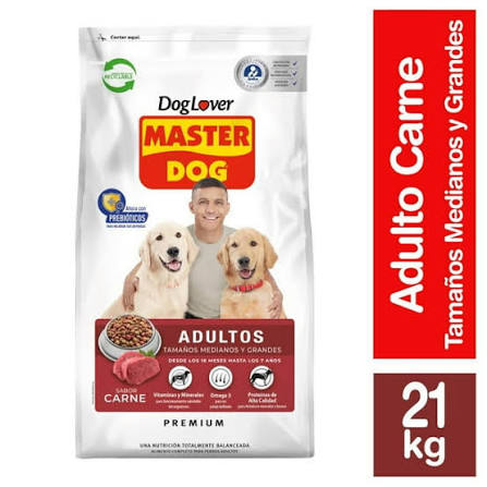 MASTER DOG ADULTO CARNE ARROZ VEG.