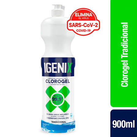 LIMP. CLORO GEL IGENIX TRAD.