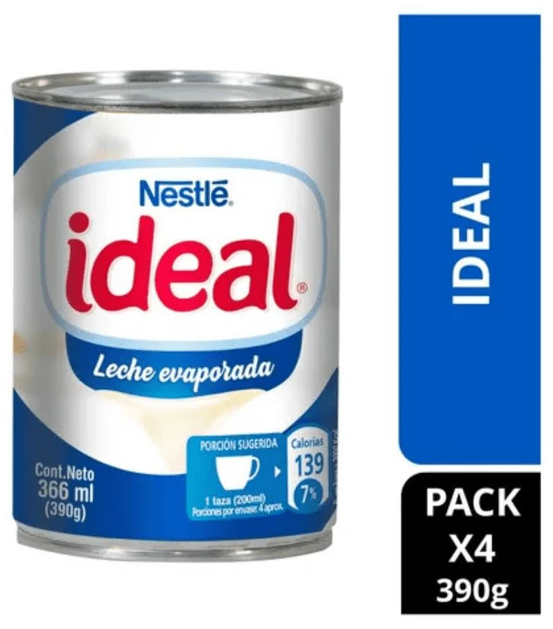 LECHE EVAPORADA IDEAL TARRO