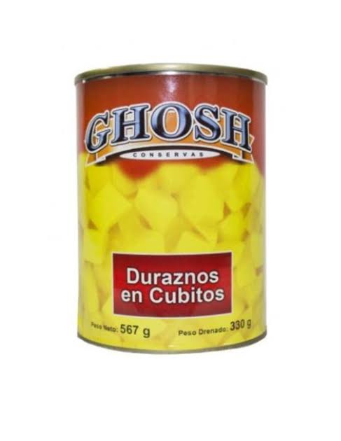 DURAZNOS EN CUBITOS GHOSH