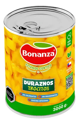 DURAZNO EN TROCITOS BONANZA