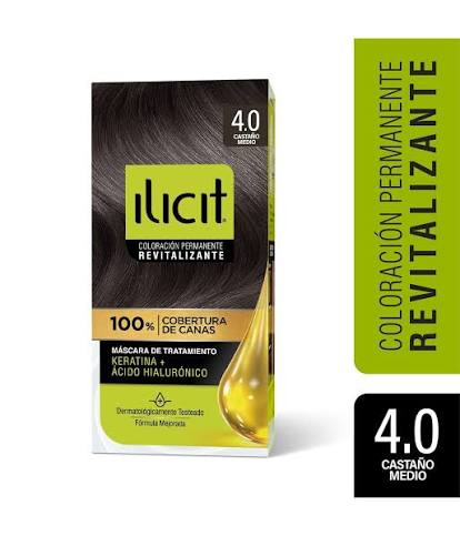 TINTURA ILICIT 4.0 CASTAÑO MEDIO